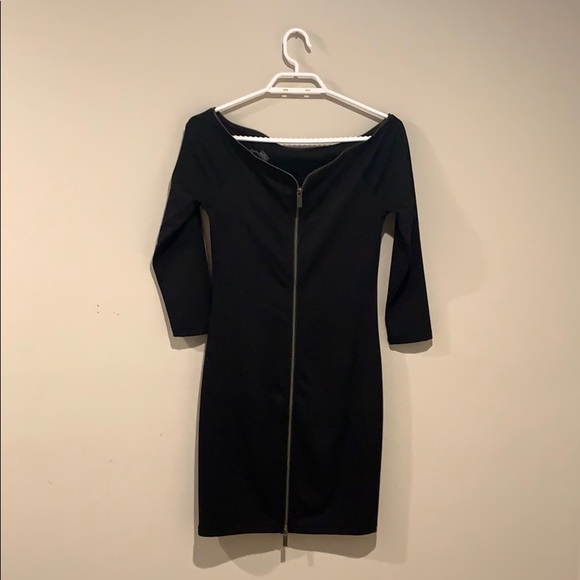Armani Exchange Black Zippered Dress - Women’s Size Small - Picture 3 of 6